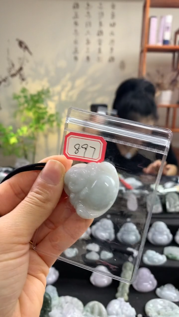【闪购商品】翡翠颈饰未镶嵌佛公897