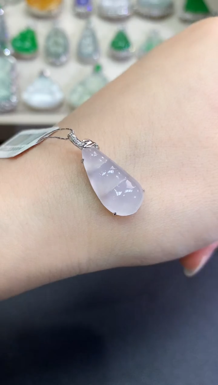 【闪购商品】翡翠颈饰18K金镶嵌C1   