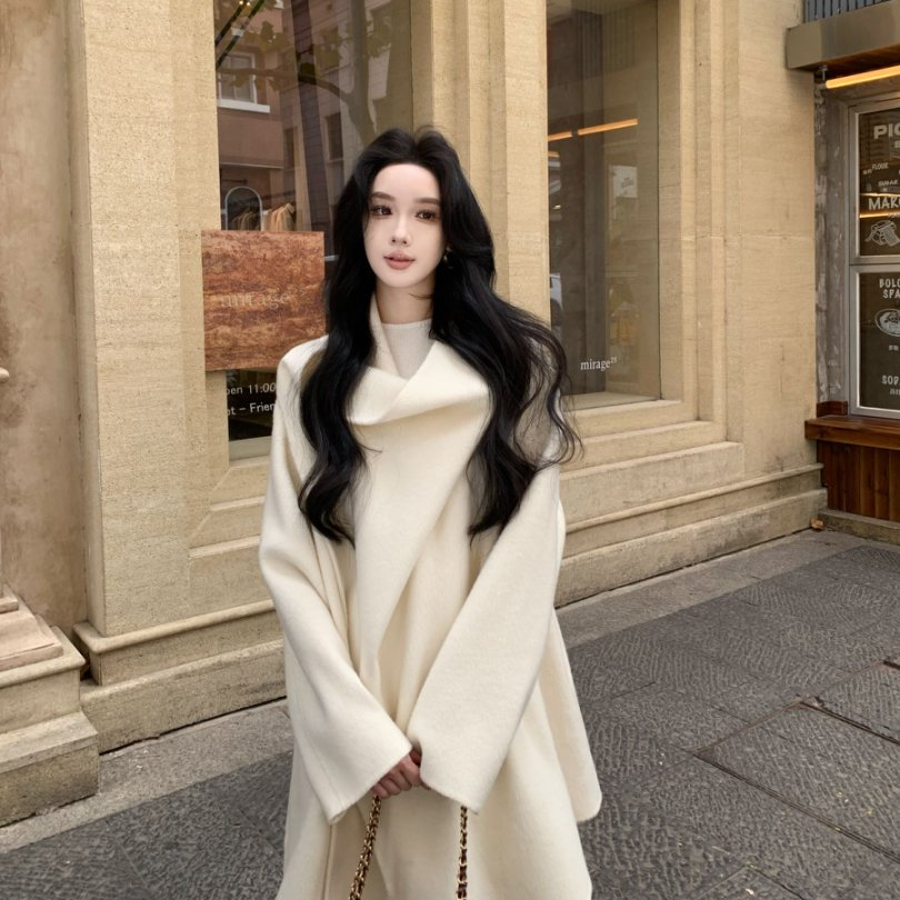 有洧Youwei巨好看的初冬外套2025年新款百搭设计毛呢大衣25SS0868