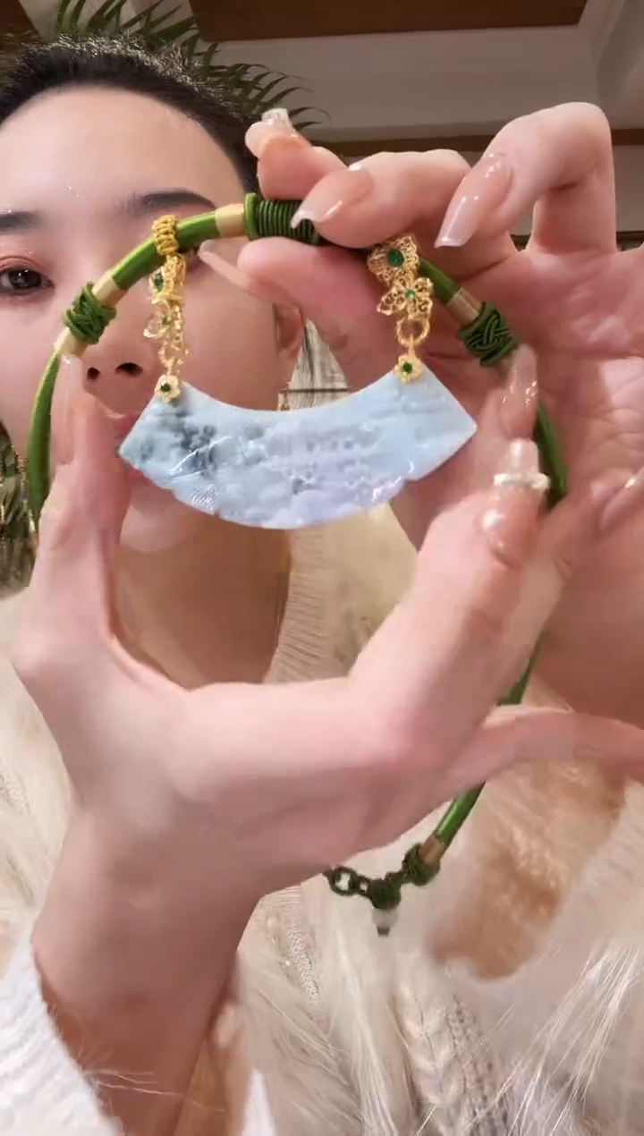 【闪购商品】翡翠颈饰未镶嵌国风