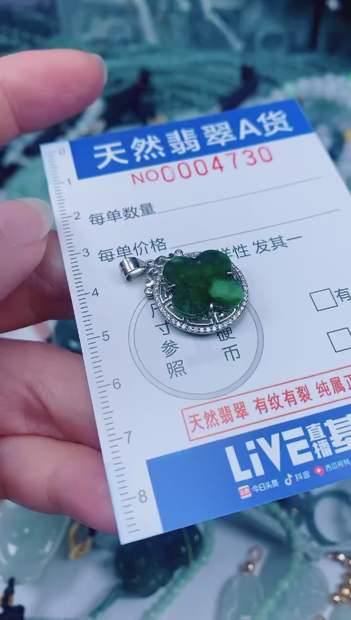 颈饰未镶嵌翡翠00004730