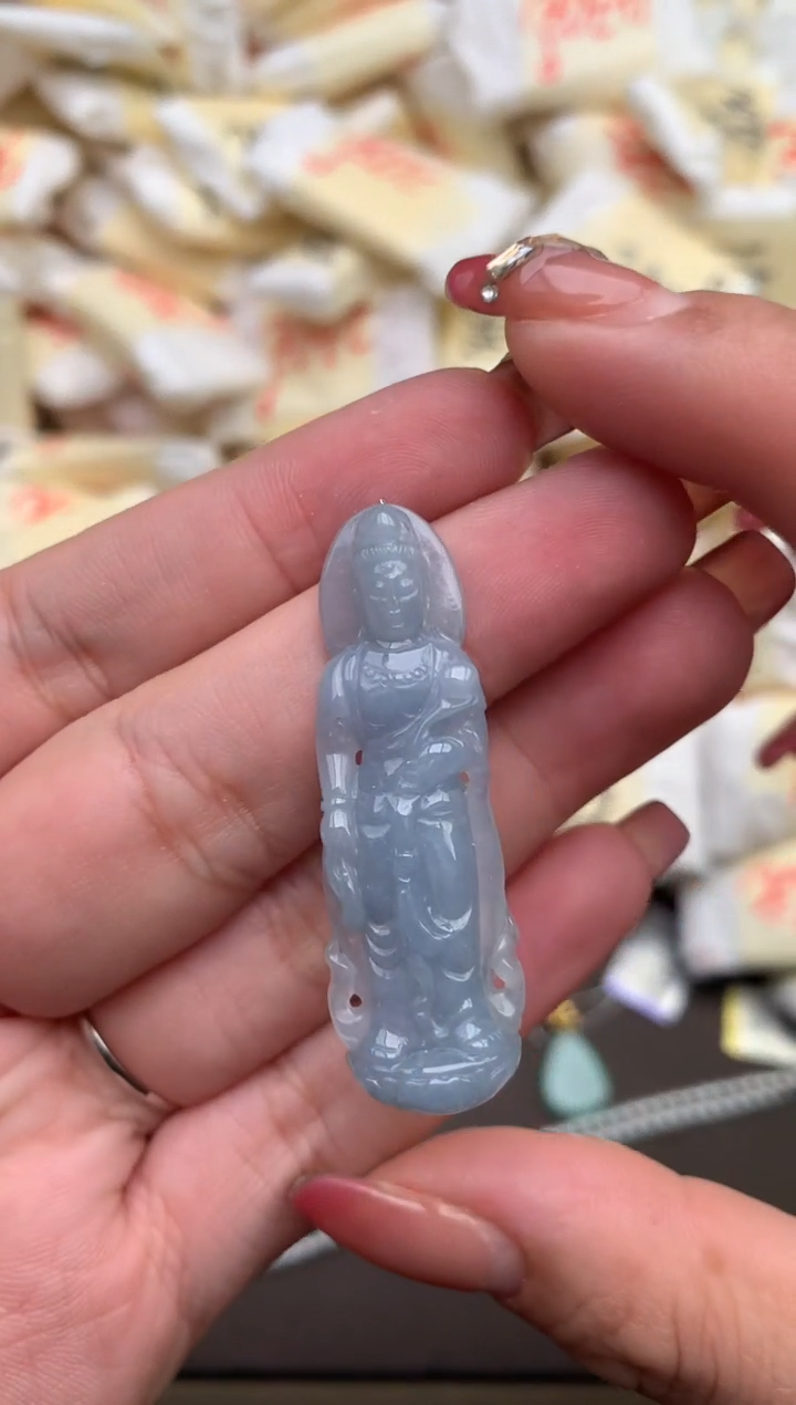 翡翠挂件未镶嵌 —