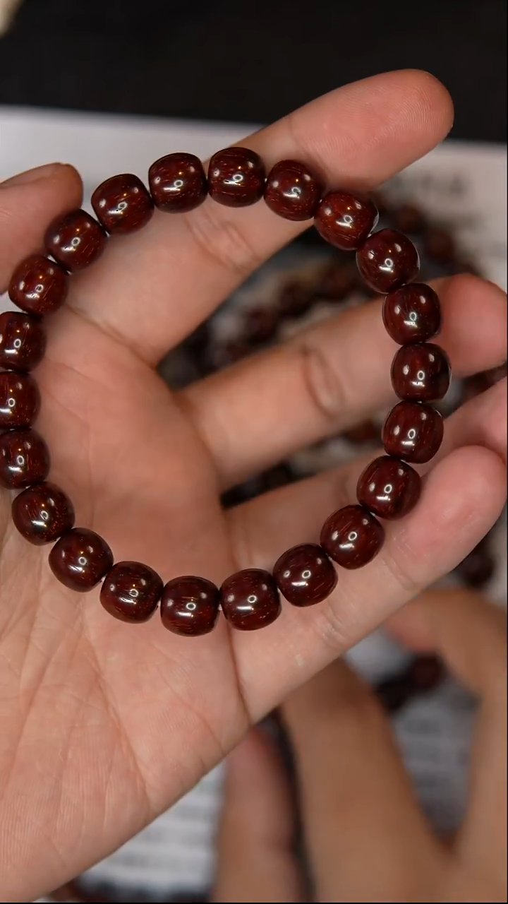 手串/手链小叶紫檀9.5*10低大尺寸单圈