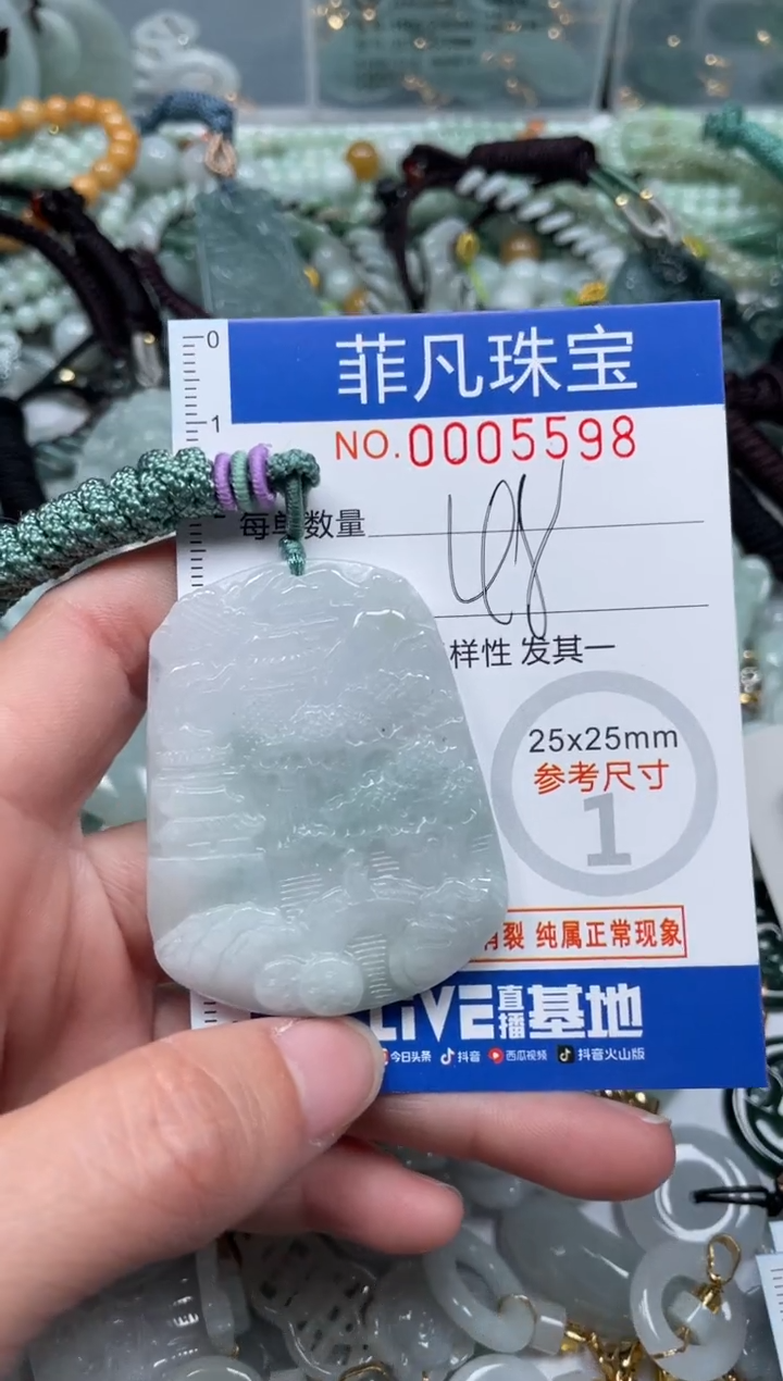 【闪购商品】翡翠颈饰未镶嵌00..5598