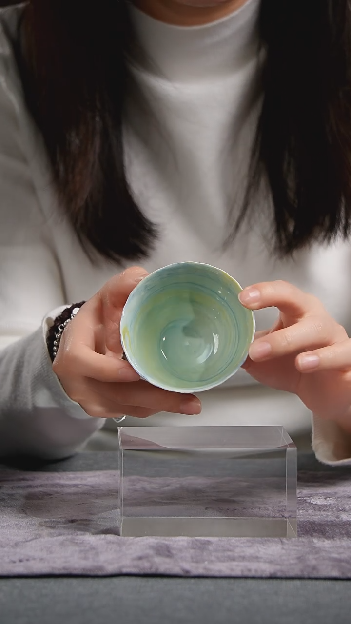 【闪购商品】其他景德镇手工陶瓷绞胎主人杯