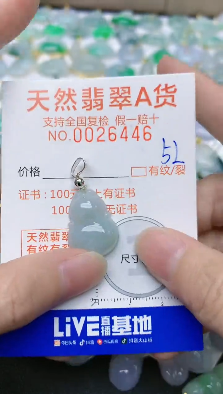 【闪购商品】翡翠颈饰合金天然缅甸A货翡翠