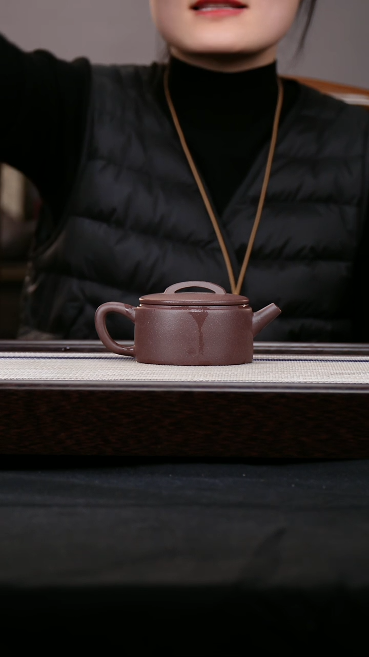 【闪购商品】紫砂茶壶汉瓦四号井底槽青