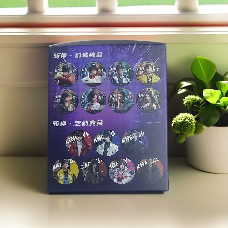 正版授权斩神之凡尘神域官方授权马口铁冰箱贴盲盒 林七夜 安卿鱼