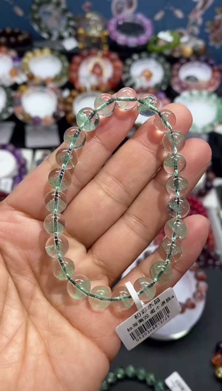 【闪购商品】水晶手串未镶嵌翠幽灵8+