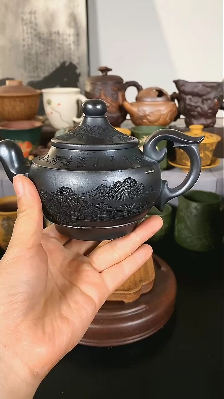 茶壶紫砂宜兴原矿紫砂手工制作