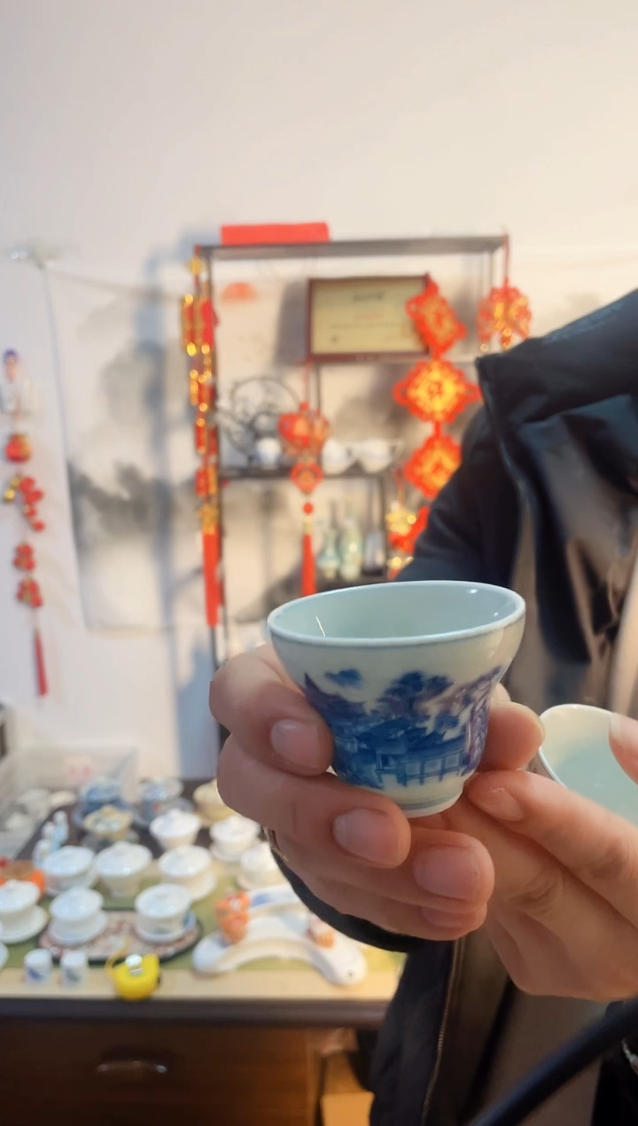 【闪购商品】【瓷心匠物】直播间福利款葫芦杯山居士2个