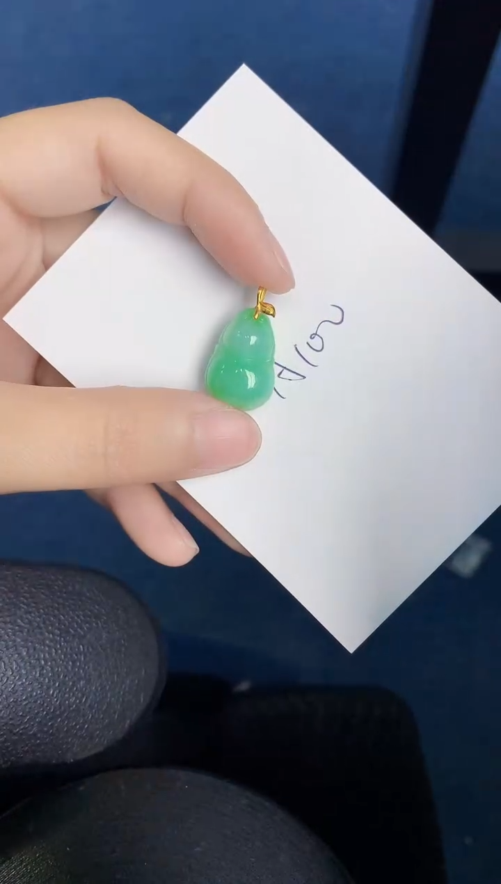 【闪购商品】翡翠颈饰18K金镶嵌000000000