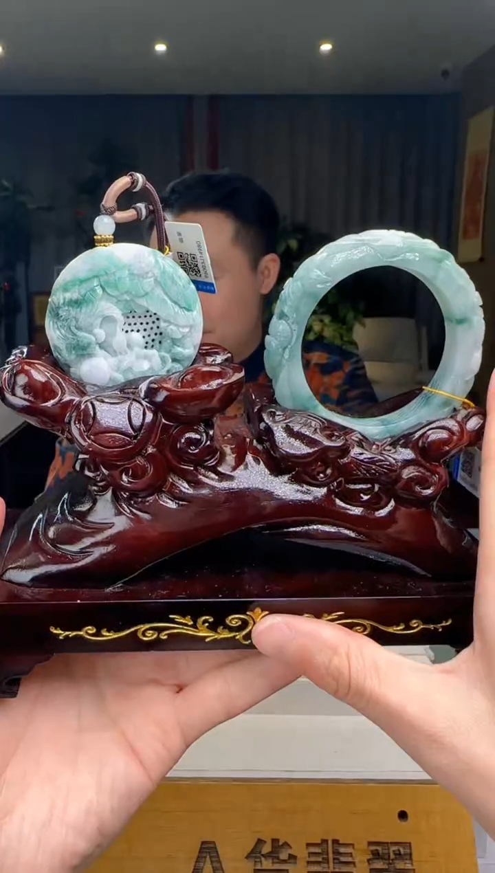 【闪购商品】翡翠摆件未镶嵌DY@@960Q3J14980