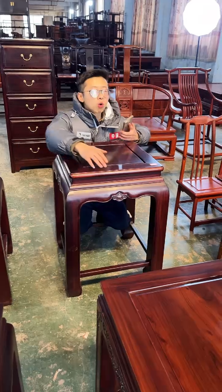 【闪购商品】黑酸枝木类成套家具J16