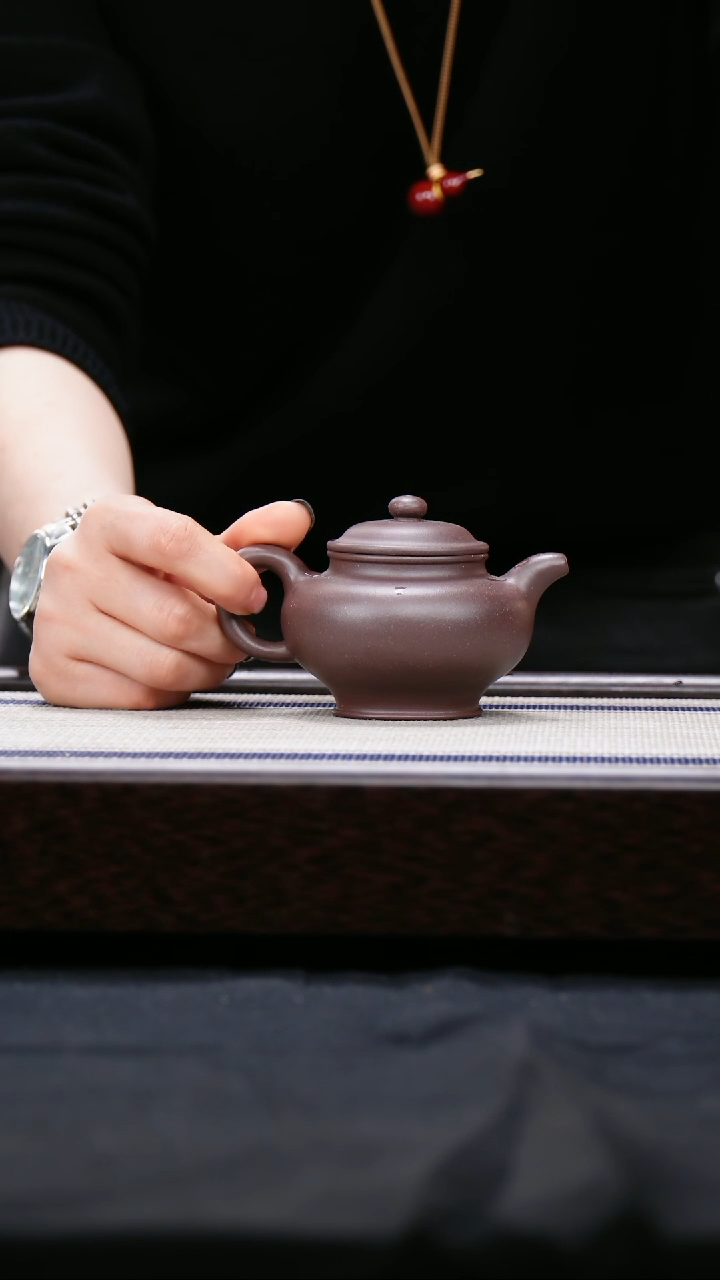 【闪购商品】紫砂茶壶低槽青  小裰支壶 