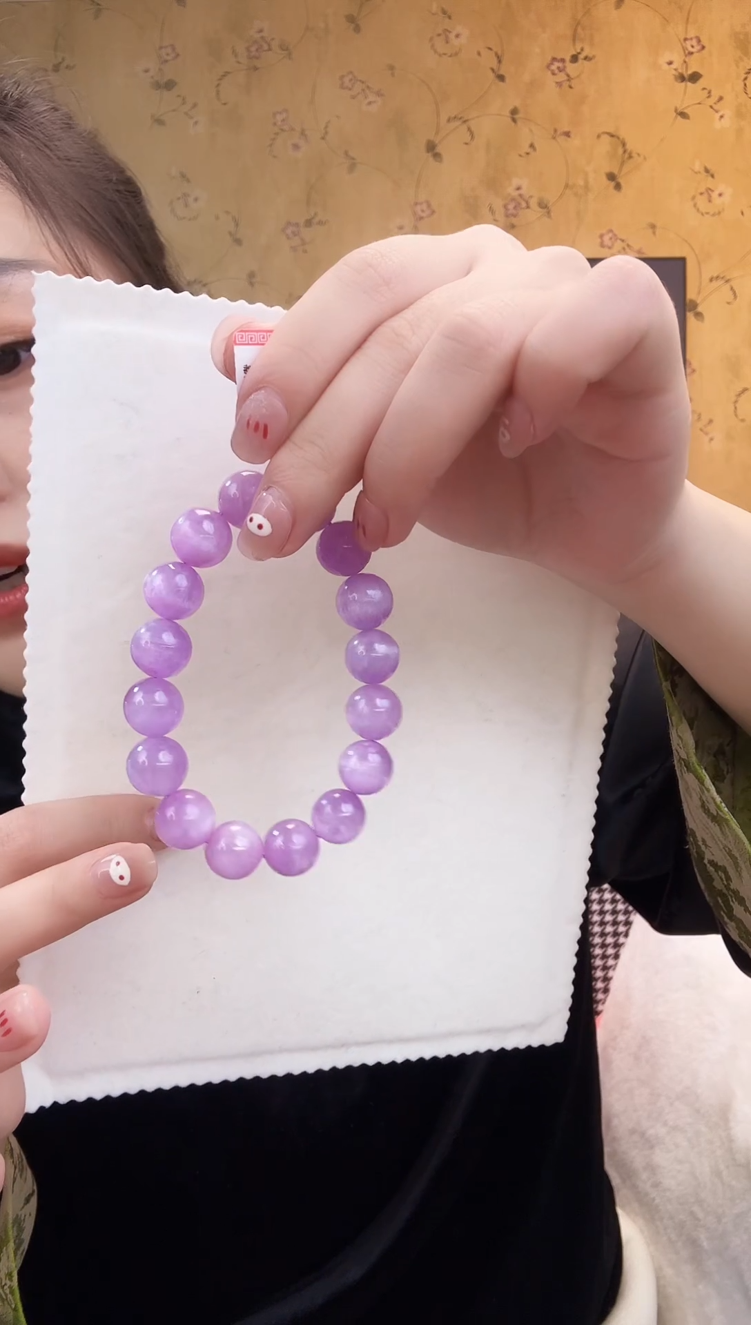【闪购商品】锂辉石手串未镶嵌紫锂辉手串约12M