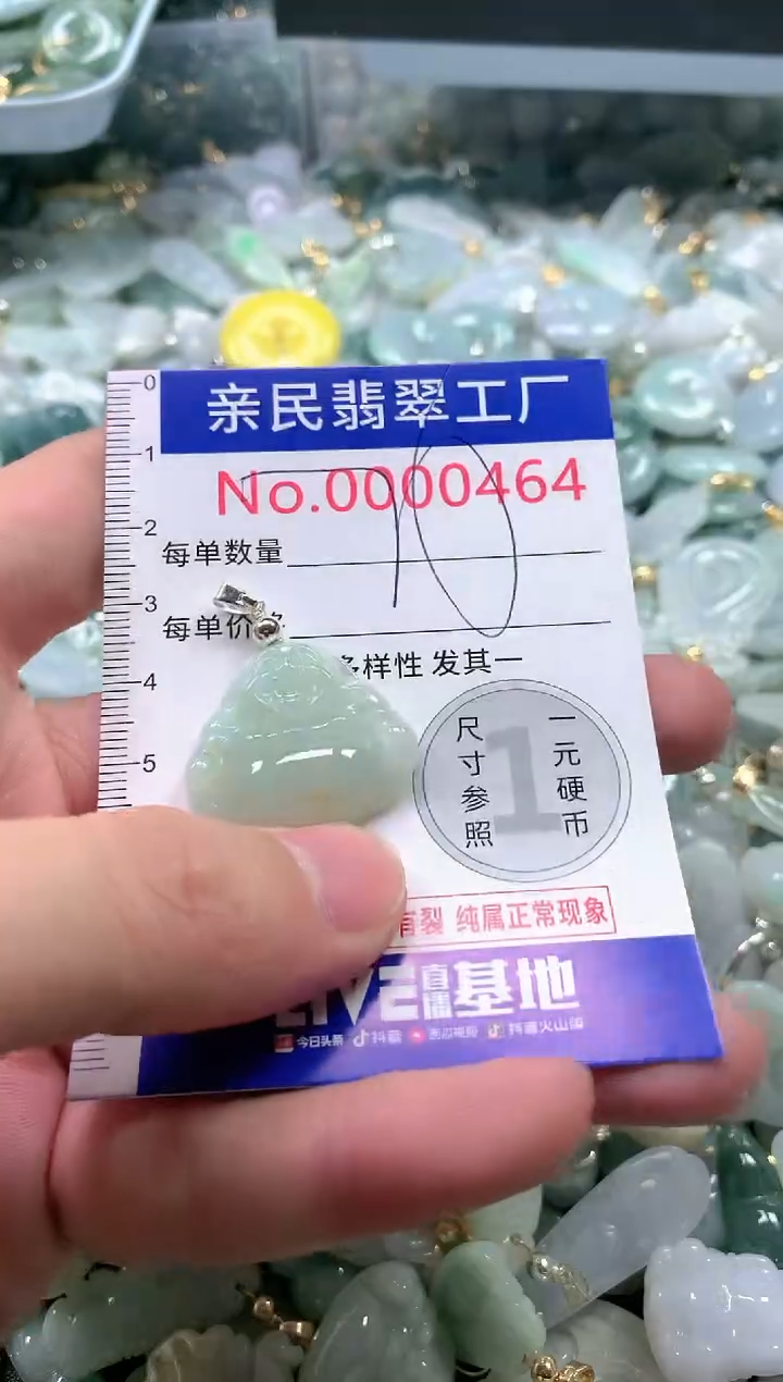 【闪购商品】翡翠吊坠(不含链)未镶嵌464