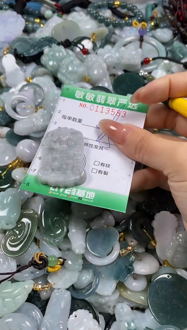 【闪购商品】翡翠颈饰未镶嵌闪购0113583