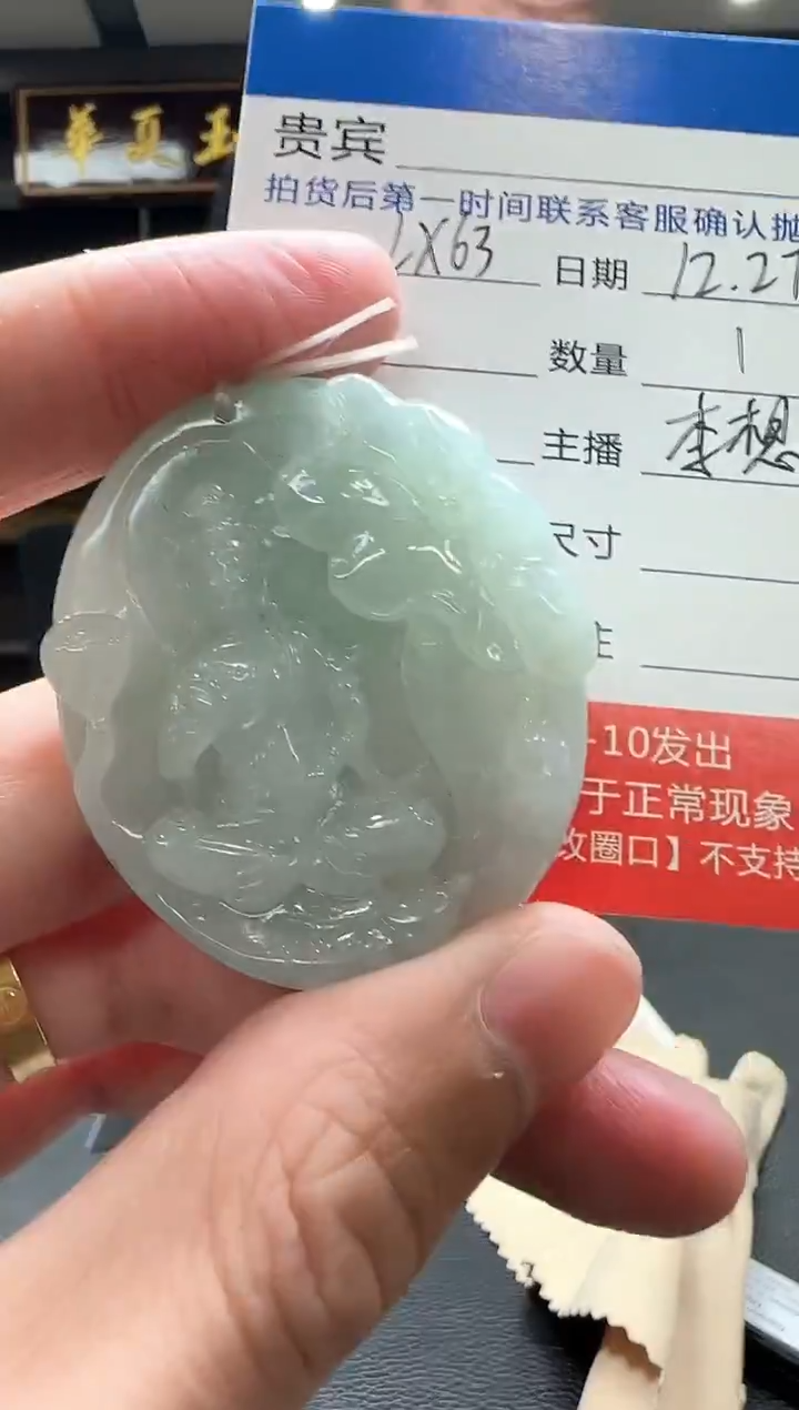 未镶嵌定制翡翠LX63翡翠吊坠-多样性发其一