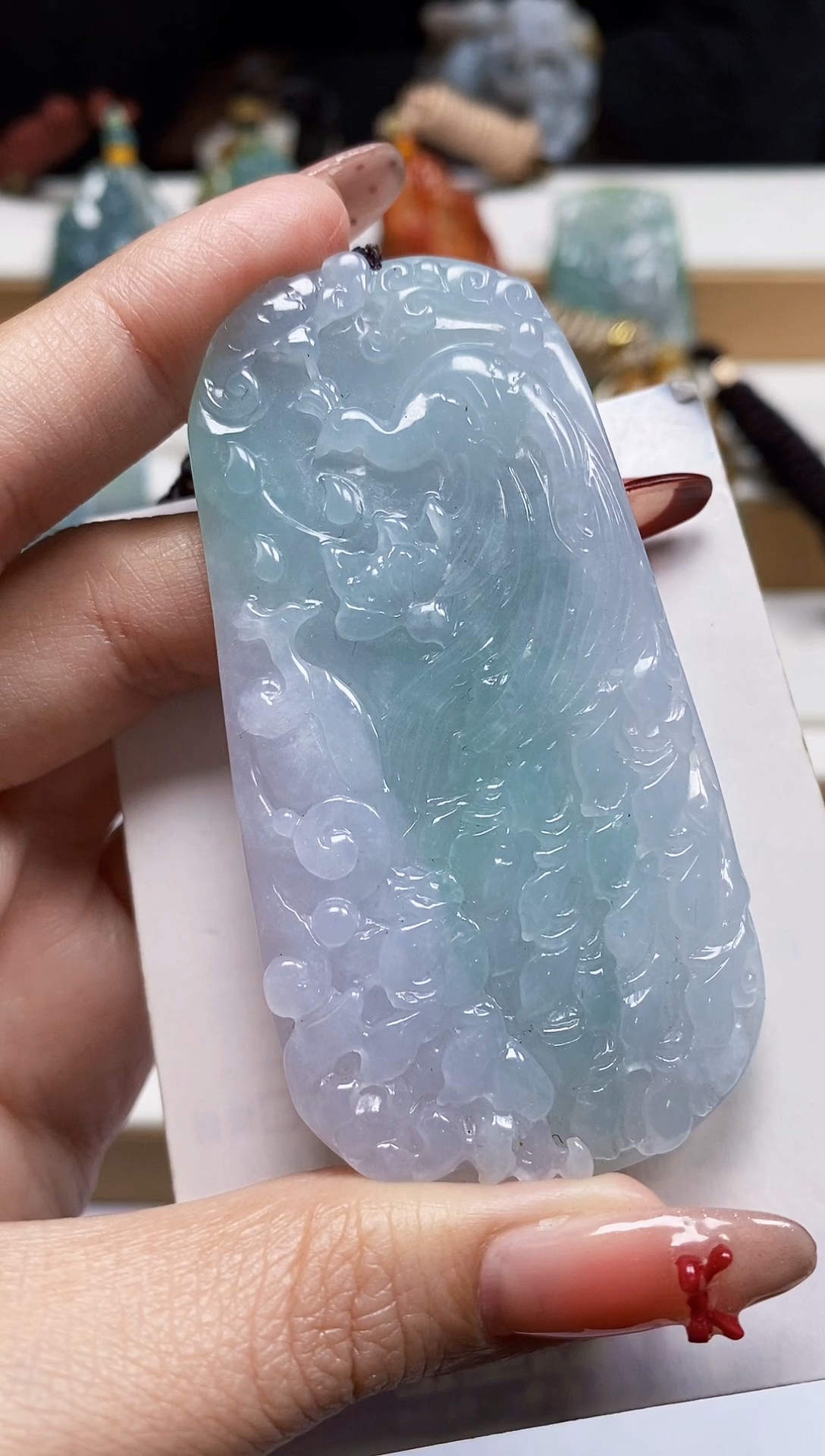 颈饰未镶嵌翡翠翡翠A货