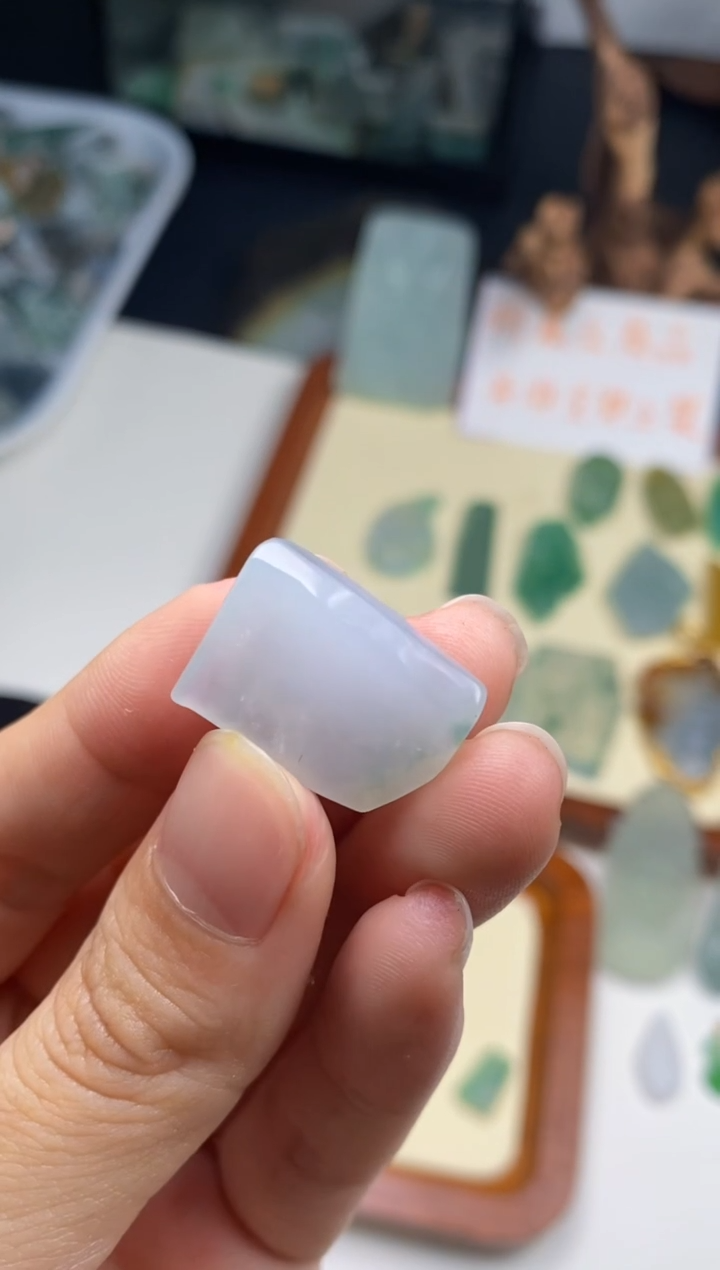 【闪购商品】定制翡翠未镶嵌翡翠片料定制未镶嵌3.4-7