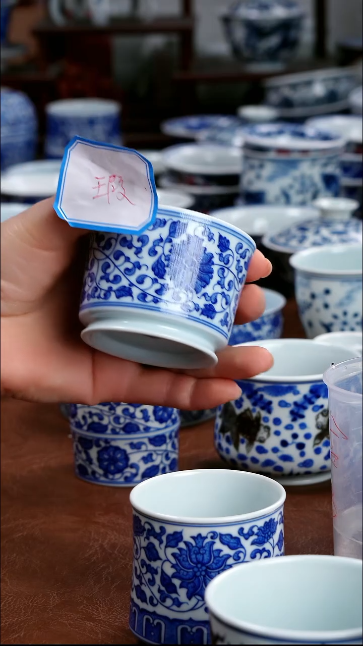 景德镇高端茶器景德镇墨奈纯手工手绘高端茶器