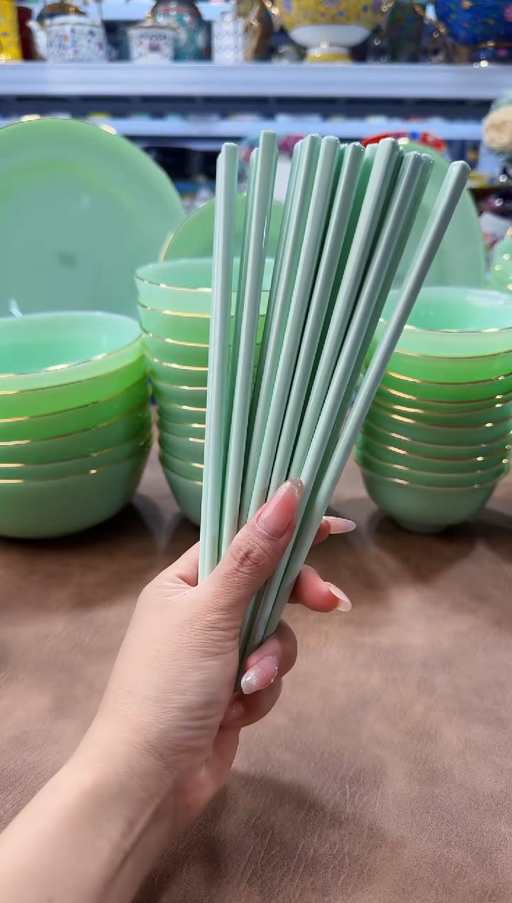 玉瓷筷子10双景德镇餐具