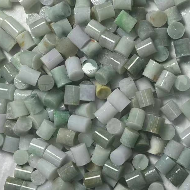 翡翠A货手串多宝散珠毛料卡12定制玉石手链夏日百搭多样随机发一