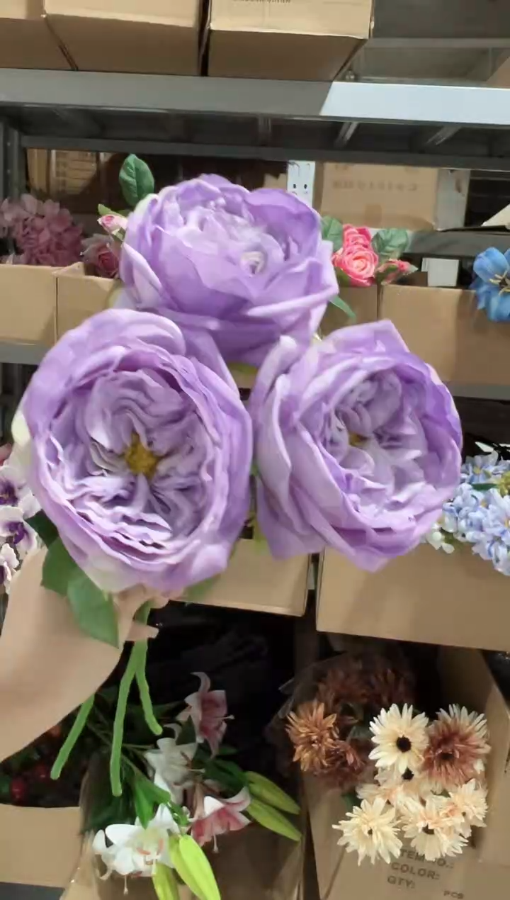 3枝紫色手感保湿朱丽叶