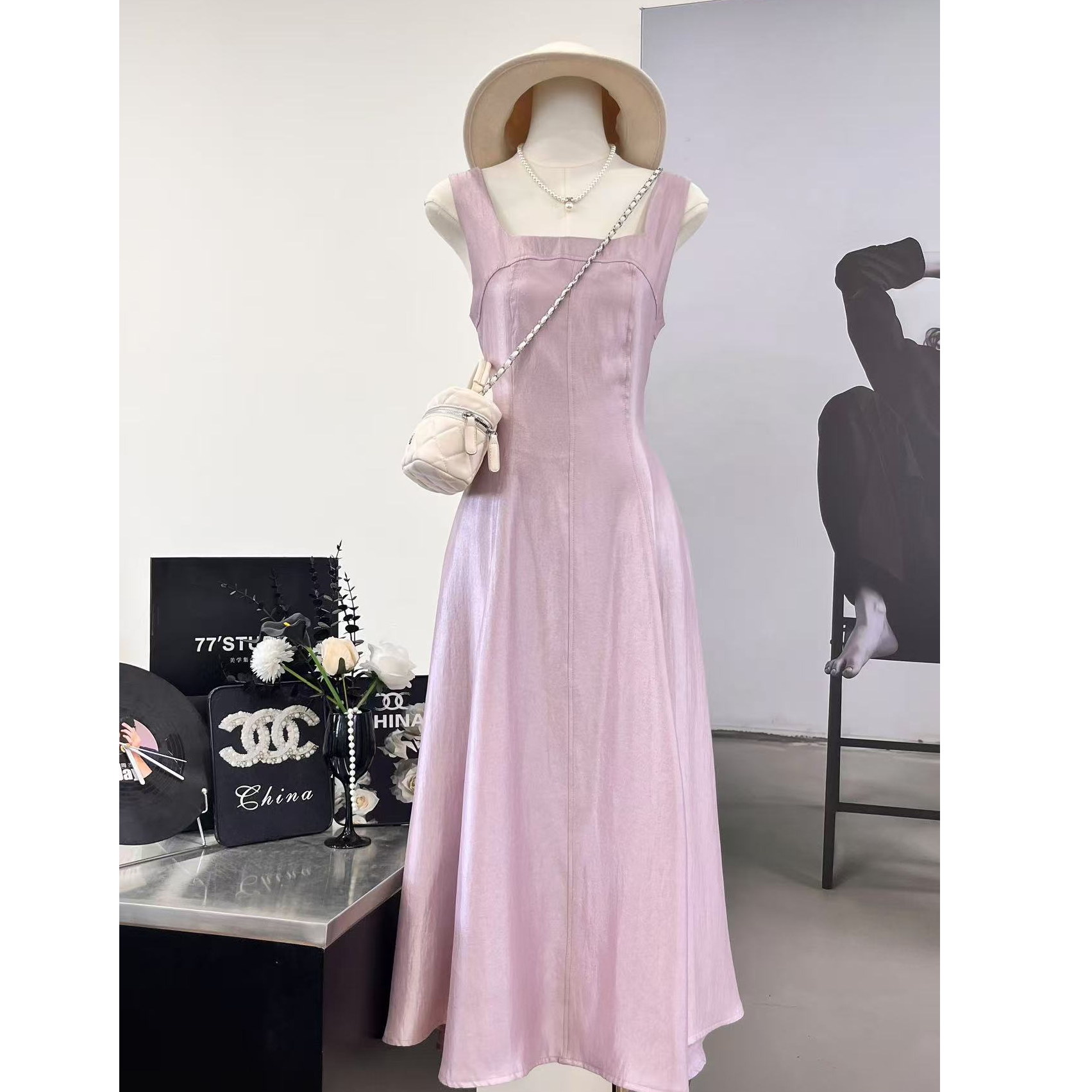 【芝士海盐】柔纱裙摆连衣裙-6678