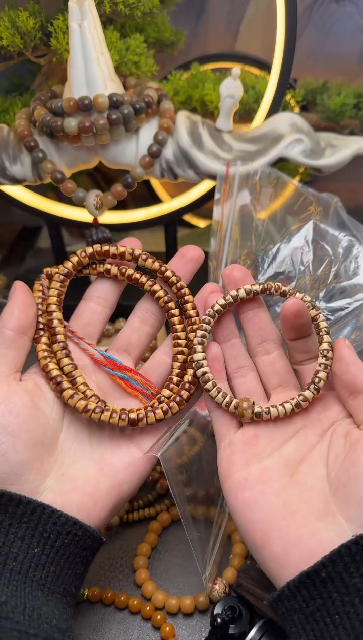 【闪购商品】紫金鼠手串A943 紫金鼠实心药片花皮