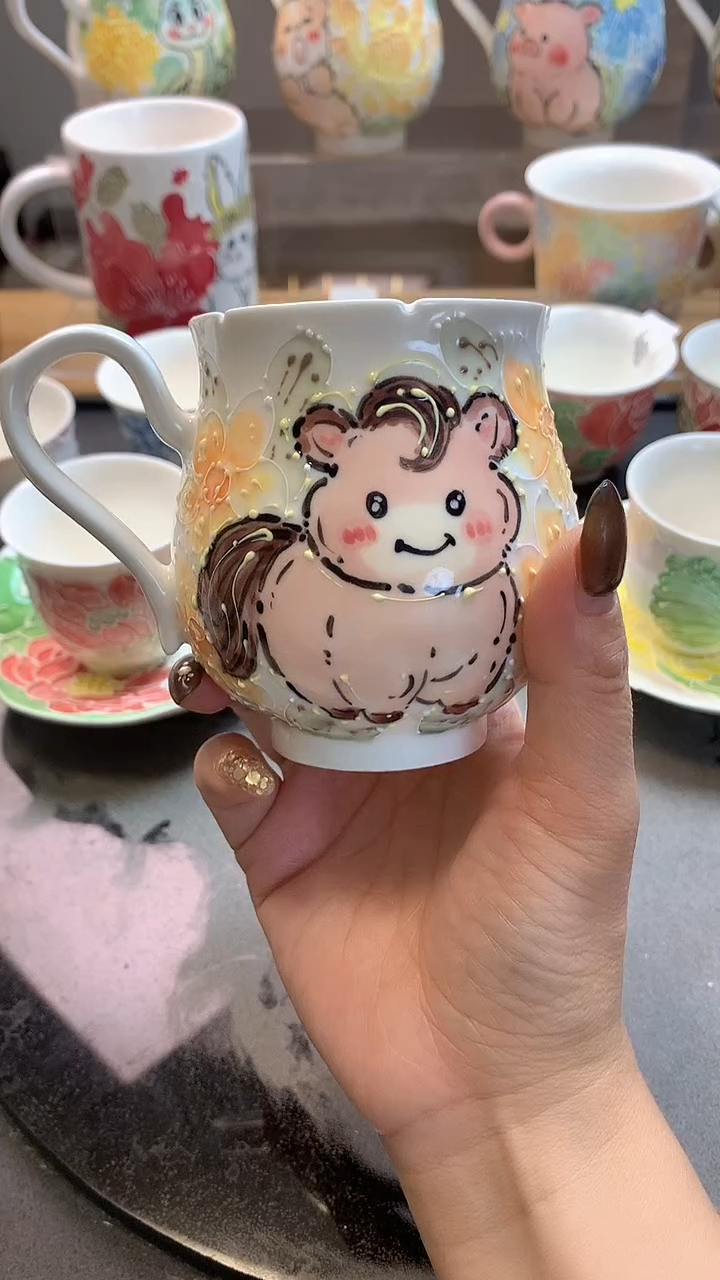 一味*手绘*收款马