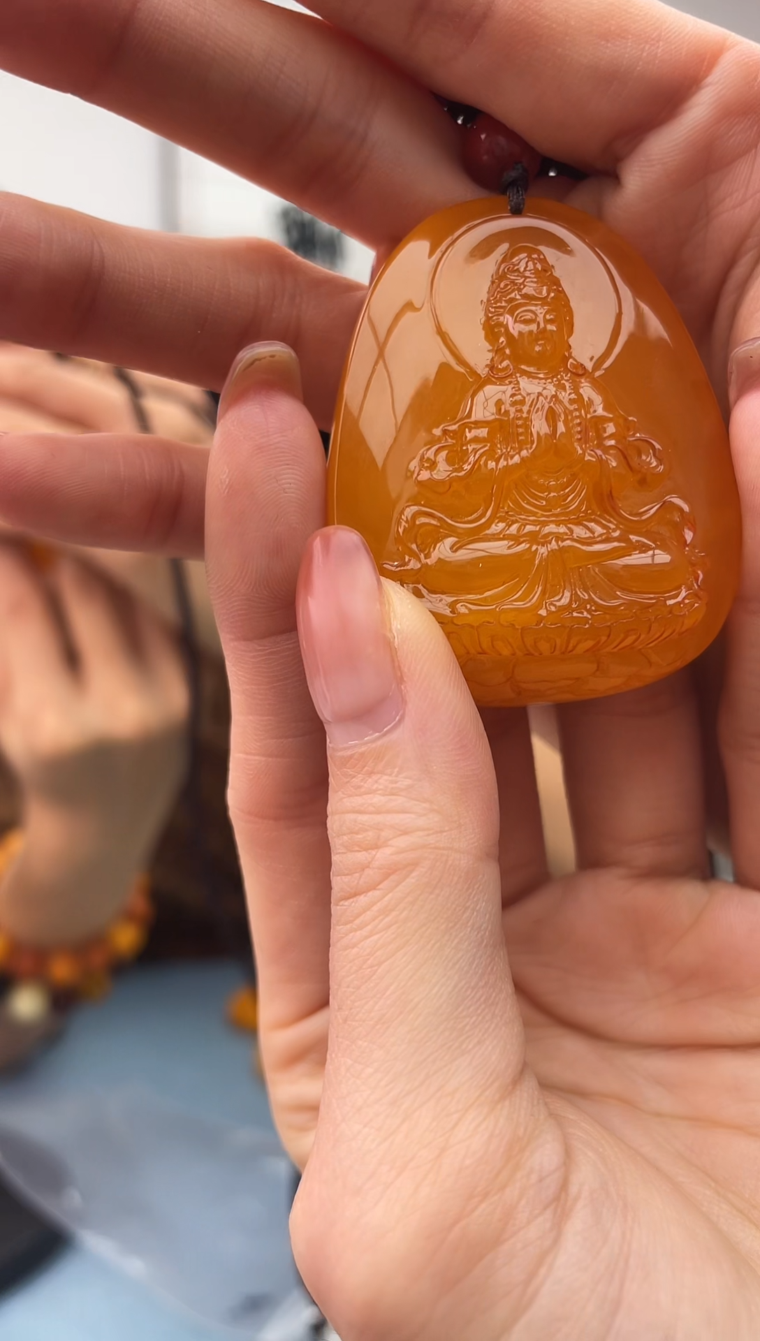 【闪购商品】蜜蜡珠宝奇石未镶嵌微瑕配绳假一罚十，024