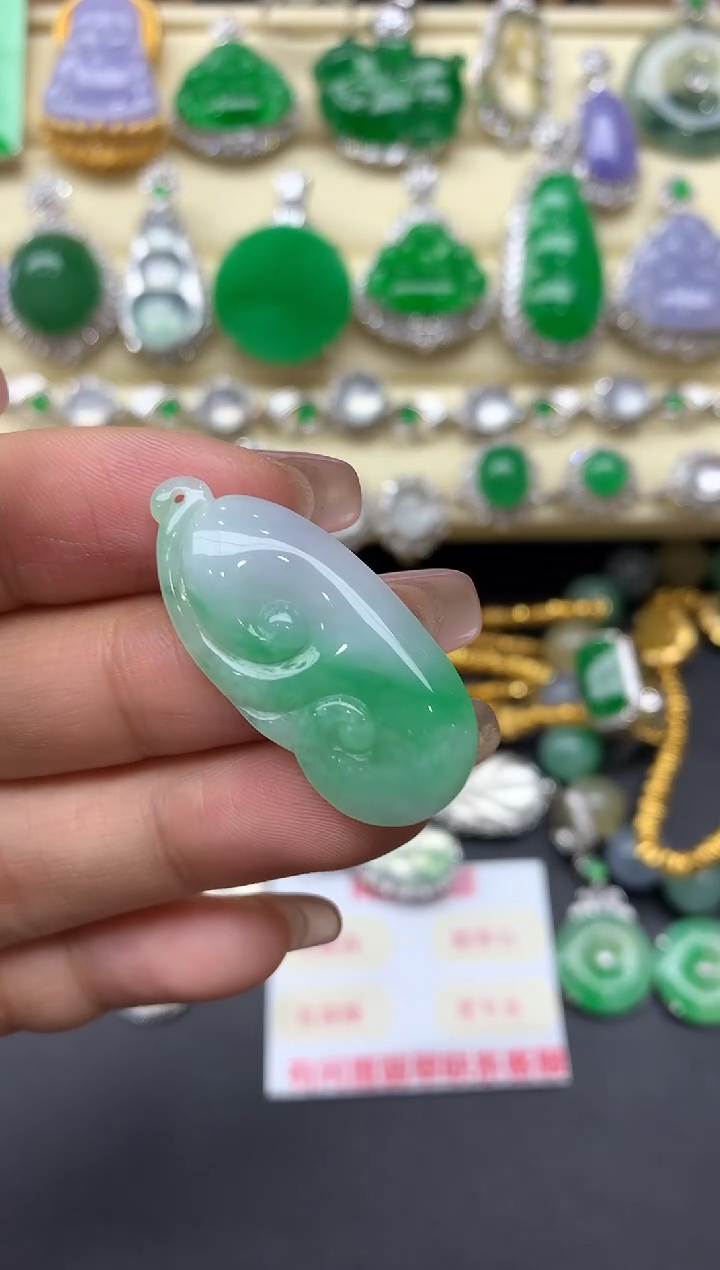 颈饰未镶嵌翡翠103-中国好珍宝