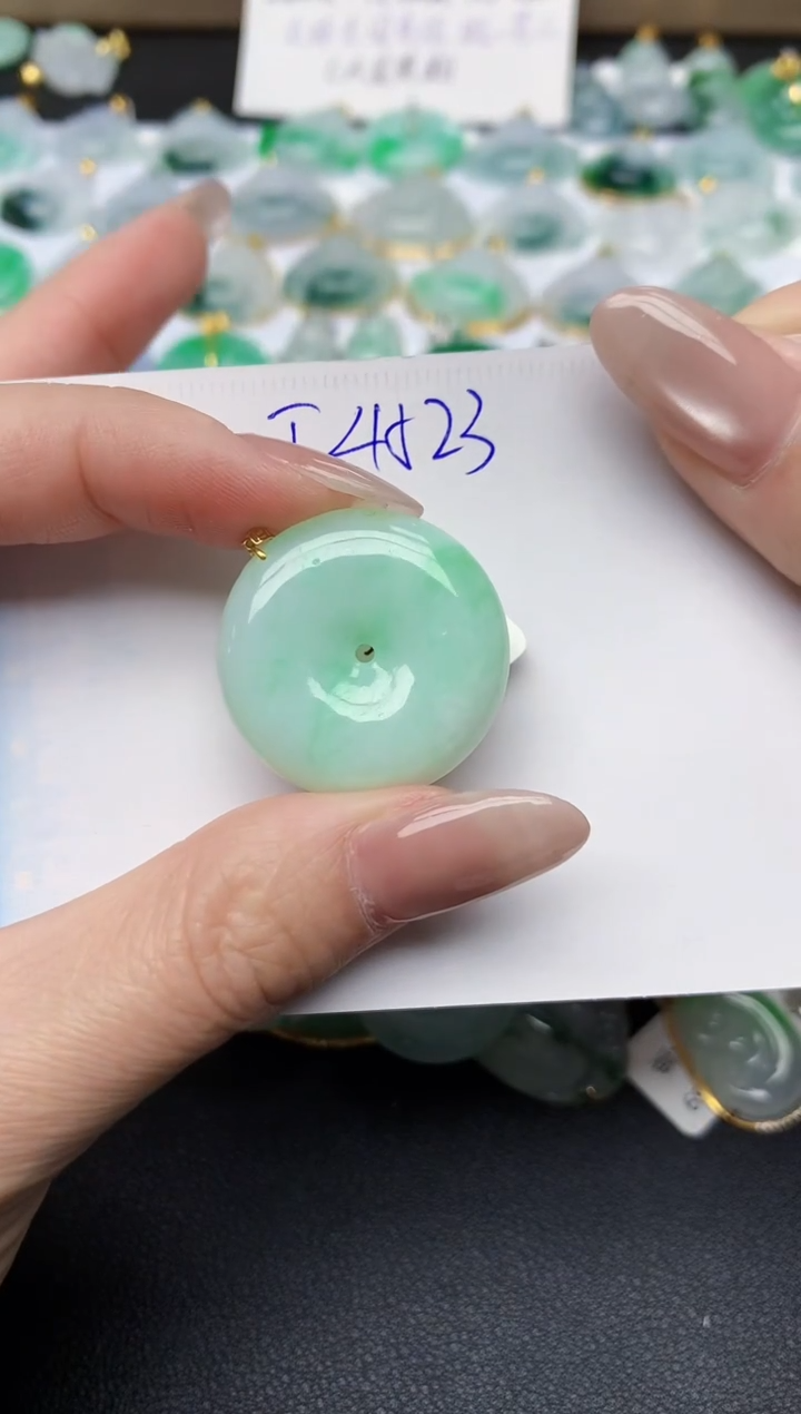 颈饰未镶嵌翡翠天然缅甸A货翡翠百元以上9元证书费自理