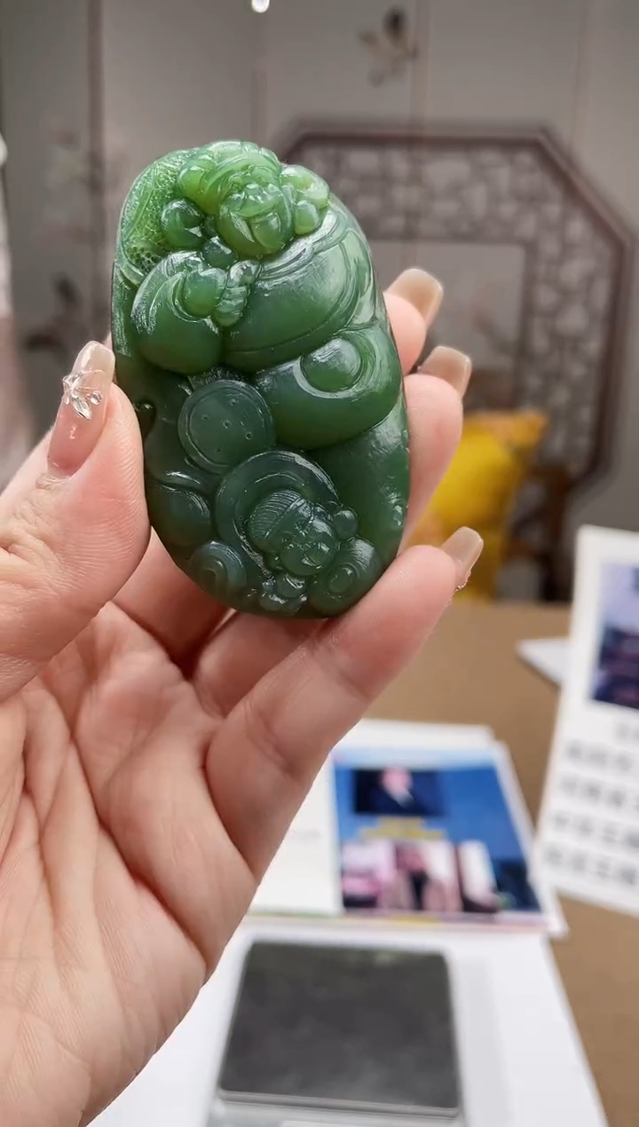 【闪购商品】定制和田玉多样性发货拍一发一 14140