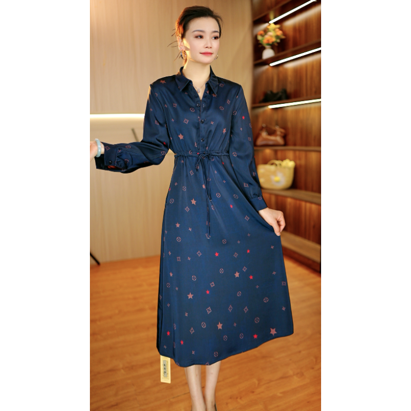 0065-21【蓝宝石】新款时尚休闲连衣裙