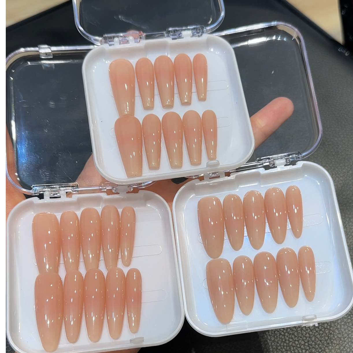 挽挽 素甲——奶门牙手工穿戴甲（这个款一单飞，偏远地区不是一单飞）