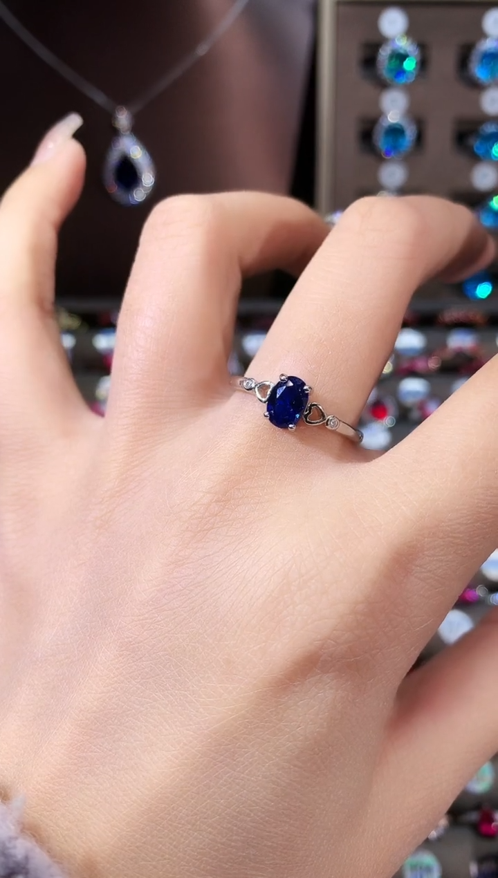 戒指蓝宝石未镶嵌57