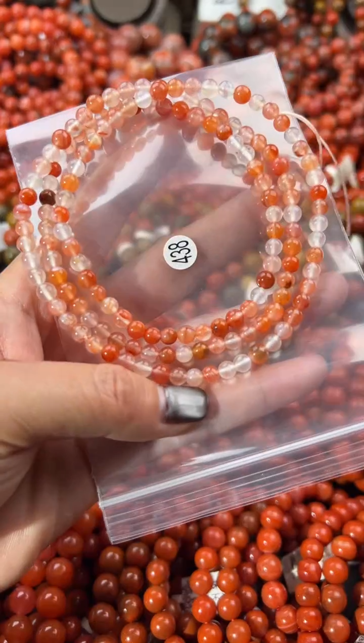 未镶嵌手串南红玛瑙5+