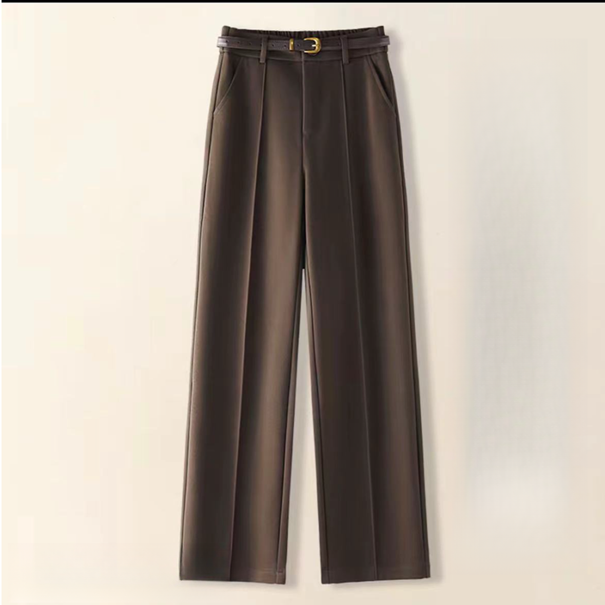 B672(8520)显瘦高腰时尚休闲百搭宽松裤子