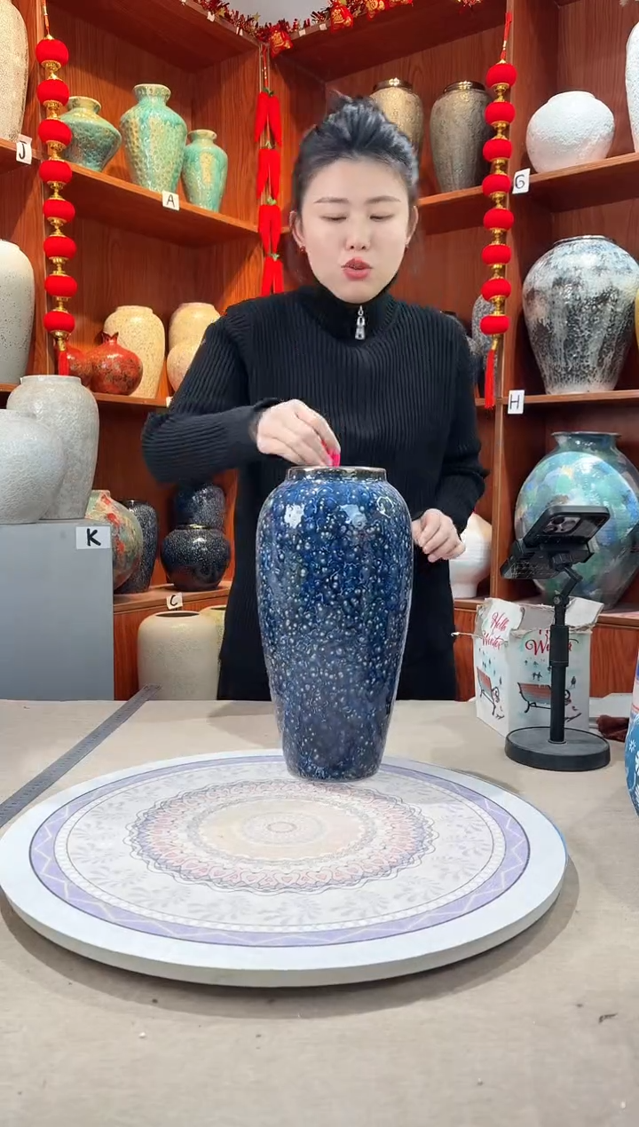 【闪购商品】瓶陶瓷花瓶 无花 微瑕a743