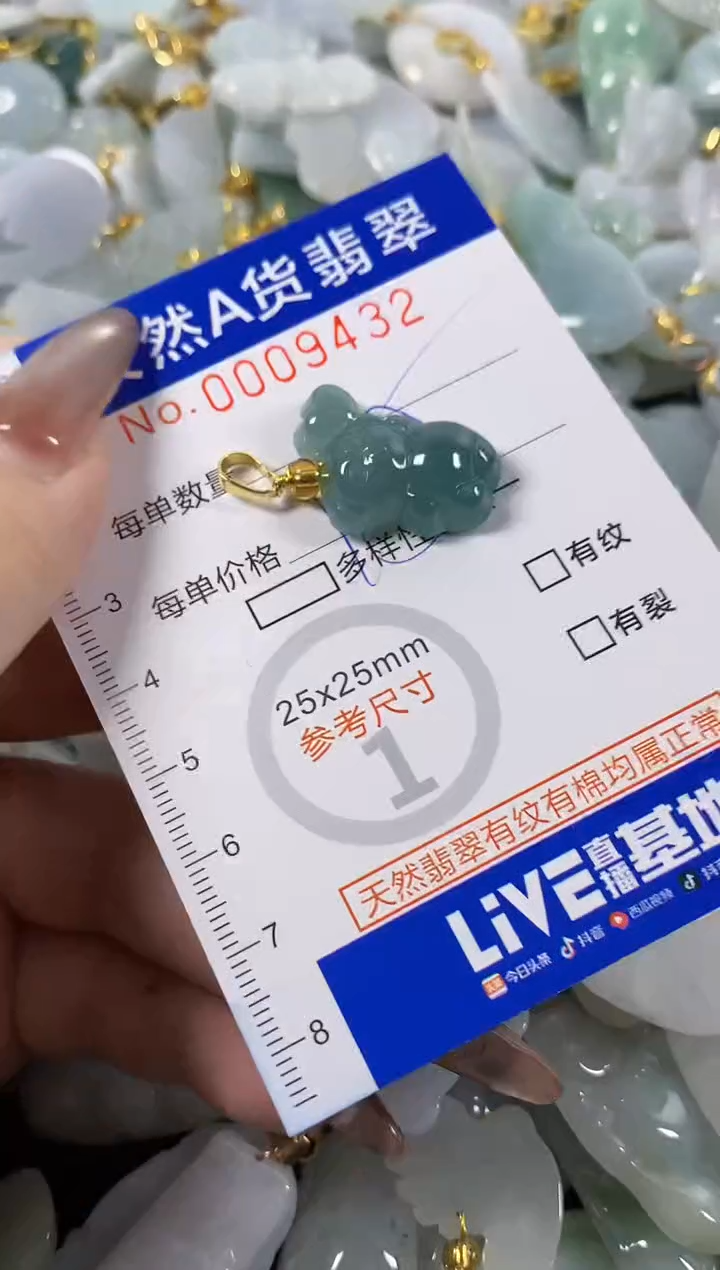 翡翠未镶嵌颈饰天然A货翡翠