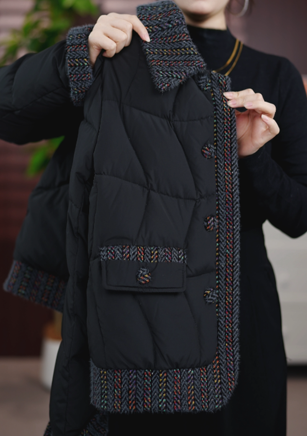 敬亭2025新款保暖羽绒服气质加厚保暖90鸭绒羽绒服外套D314鑫鑫