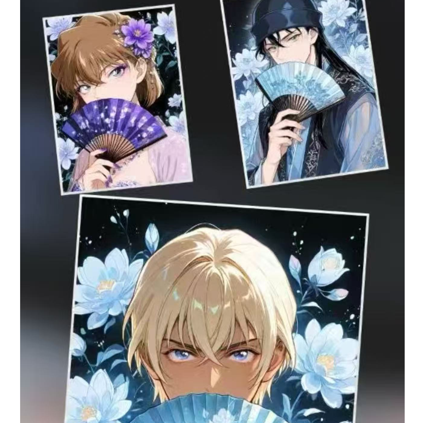 古德潮玩名侦探柯南共赴山海全亚克力色纸国卡二创盲盒（默认代拆）