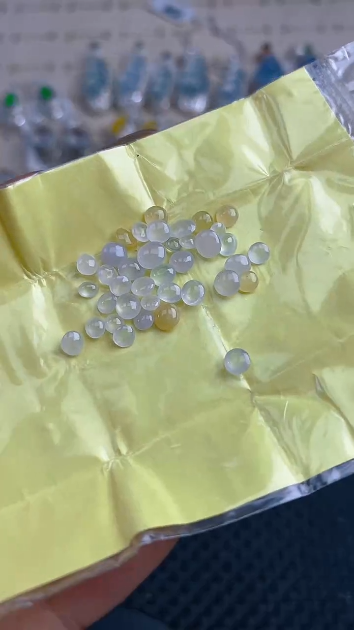 【闪购商品】翡翠耳饰未镶嵌天然A货翡翠165