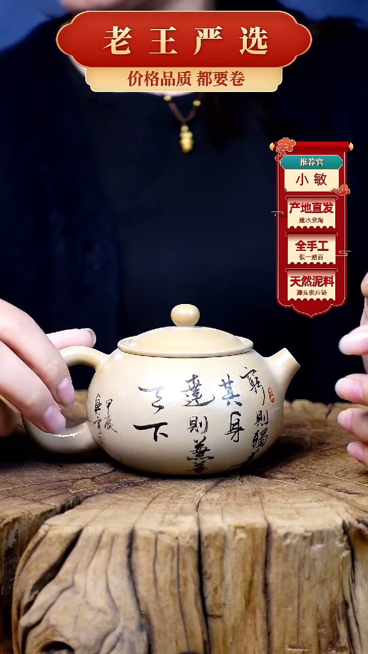 【闪购商品】壶建水紫陶全手工壶 （轻微手工痕迹）