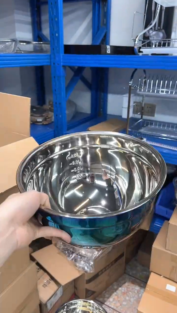 【闪购商品】不锈钢炫彩打蛋盆