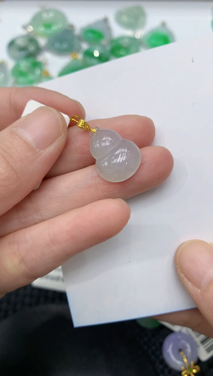 【闪购商品】翡翠颈饰18K金镶嵌11111111