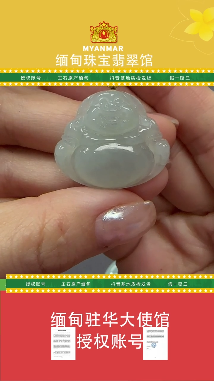 【闪购商品】翡翠颈饰18K金镶嵌多样性发其一MDG-AYD17